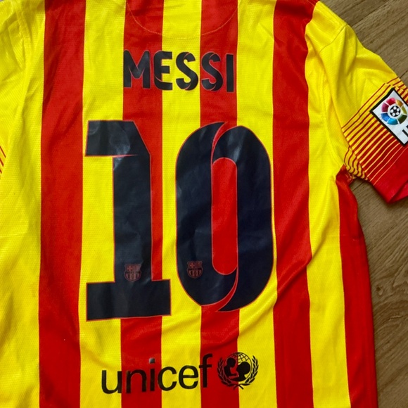 Barcelona 2013/14 Away Jersey Messi - Picture 4 of 4